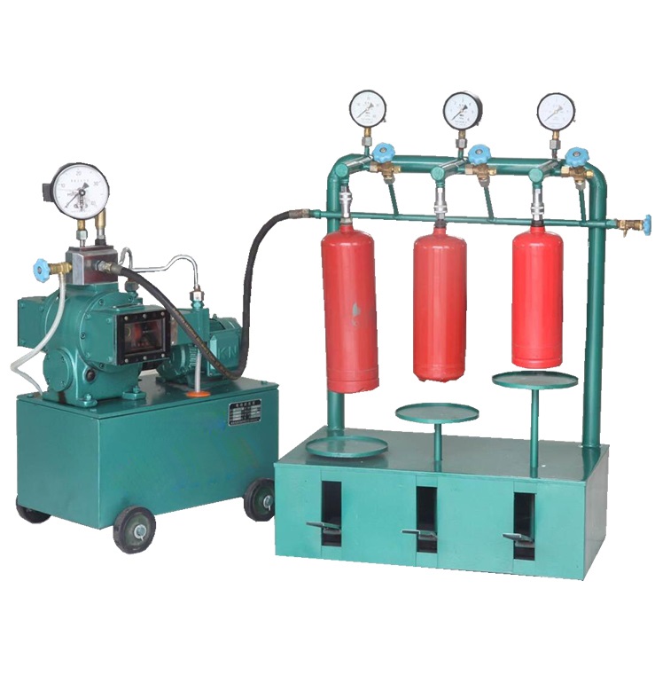 Fire extinguisher store pressure testing